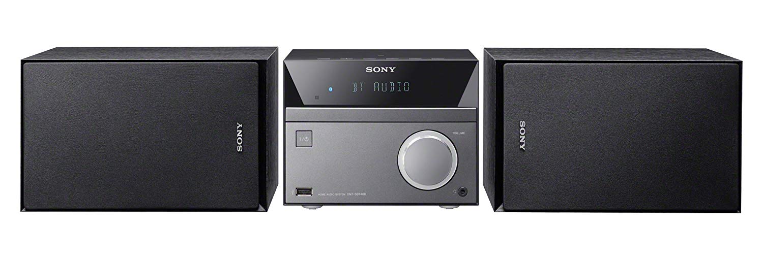 Sony CMT-SBT40D 50W Bluetooth Hi-Fi System with CD and FM Radio